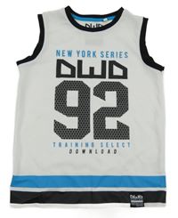 Bílo-černý sportovní dres s číslom C&A