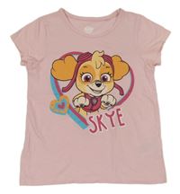 Svetloružové tričko so Skye Nickelodeon