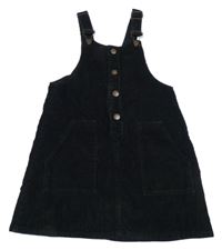 Čierna menšestrová na traká sukňa Zara