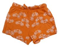 Oranžové teplákové kraťasy s koly H&M