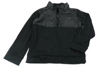 Černo-kostkovaná thermo mikina s logem UNDER ARMOUR