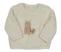 Smotanová plyšová mikina s lamou SeRGeNT MaJoR