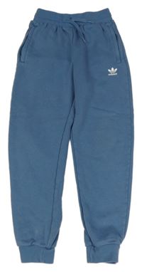 Modrošedé tepláky Adidas