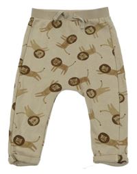 Béžové turecké tepláky se lvíčky Tu