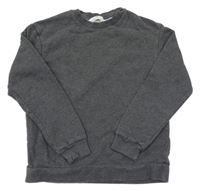 Tmavosivá melírovaná mikina H&M