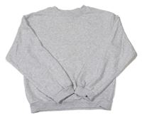 Svetlosivá melírovaná oversize mikina H&M