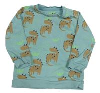 Tyrkysová mikina s dinosaurami M&S