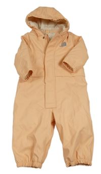 Meruňková nepromokavá zateplená kombinéza se slonem a kapucí Topomini