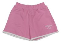 Ružové teplákové kraťasy s nápisom Primark