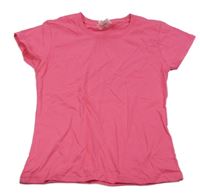 Tmavoružové tričko Fruit of the Loom