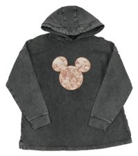 Tmavošedá mikina s Mickeym a kapucí George