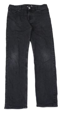 Černé slim fit rifle H&M