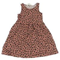 Staroružové šaty s leopardím vzorom H&M