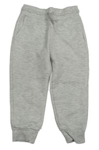 Světlešedé vzorované tepláky Primark