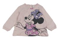 Světlerůžové triko s Minnie Disney