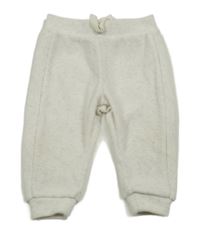 Smetanové žebrované úpletové tepláky Primark