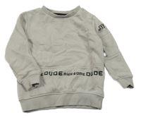 Sivá mikina s nápisom George