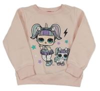 Světlerůžová mikina s L.O.L surprise