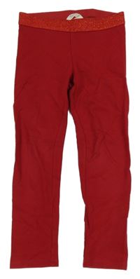 Červené legíny H&M