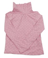 Ružový vzorovaný rolák H&M