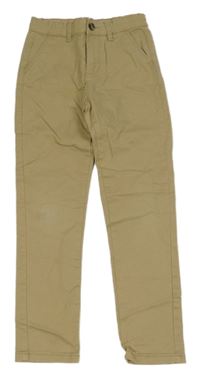 Béžové plátěné chino kalhoty Primark