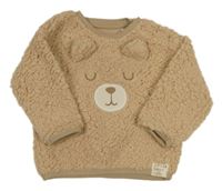 Béžová huňatá mikina s ňufáčikom  Dunnes Stores