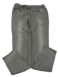 Šedé teplákové skinny rifle Benetton