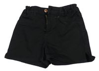 Čierne rifľové kraťasy H&M