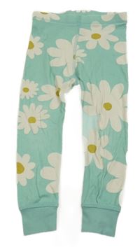 Mintové kvetované pyžamové nohavice Next