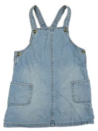 Svetlomodré rifľové na traké šaty H&M
