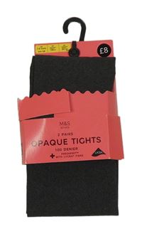 Nové - tmavošedé punčocháče M&S