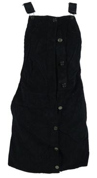 Dámské černé manšestrové laclové šaty Studio 