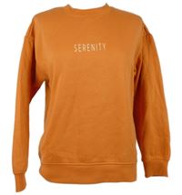 Dámská oranžová mikina s nápisem Primark 