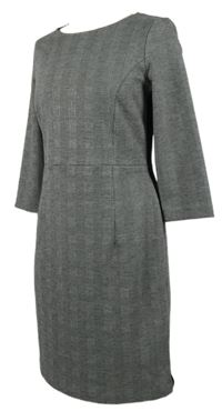 Dámské šedé kostkované šaty Esprit 