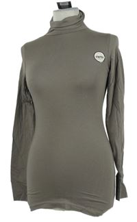 Nové - Dámské hnědé triko s rolákem Atmosphere