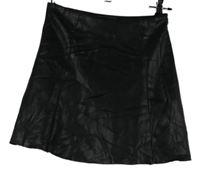 Dámska čierna koženková sukňa Primark