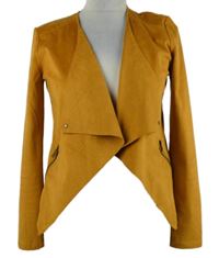 Dámský medový semišový cardigán Amisu 