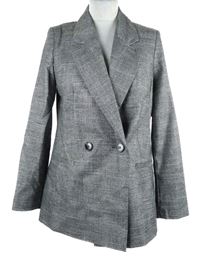 Dámský černo-šedý vzorovaný blejzr TU