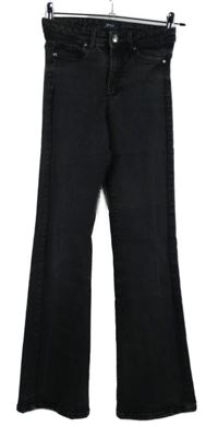 Dámské černé zvonové rifle Only 