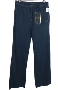 Nové - Pánske tmavomodré plátenné nohavice E-bound