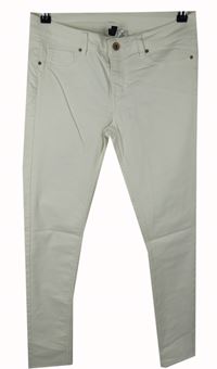 Dámské bílé skinny rifle H&M