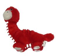 Hračka- Červený plyšový dinosaurus
