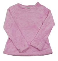 Ružová chlpatá mikina Primark