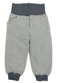 Světlešedo-pruhované tepláky Pusblu