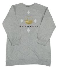 Světlešedé teplákové šaty Harry Potter 
