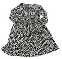 Černé květinové šaty Primark