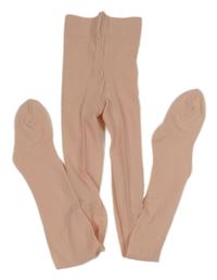 Světlerůžové silonky