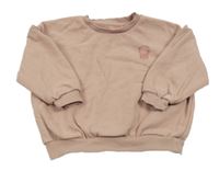 Svetloružové oversize mikina s potlačou George