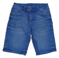 Modré riflové kraťasy C&A