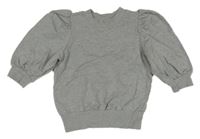 Šedá mikina s balonovými rukávy H&M